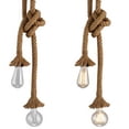 thumbnail image 5 of Candelabro de cuerda de cáñamo, candelabro de cafetería, estilo de Bar, candelabro Retro de restaurante de un solo cabezal, estilo americano, 5 of 5