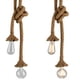 thumbnail image 5 of Candelabro de cuerda de cáñamo, candelabro de cafetería, estilo de Bar, candelabro Retro de restaurante de un solo cabezal, estilo americano, 5 of 5