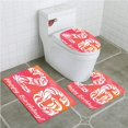 thumbnail image 1 of Juego de alfombras de baño ABPHQTO 3 piezas estilo victoriano 26 cumpleaños, 1 of 2