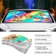 thumbnail image 5 of Umbreon Kawaii Eevee Car Windshield Sunshade Automotive Sun Shade for Cars SUV Trucks Visor Cover Fits Most Car SUV, 5 of 9