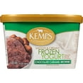 Kemps, LowFat, Low Sodium, Chocolate Caramel Brownie Frozen Yogurt, 1.