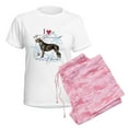 thumbnail image 6 of CafePress - Irish Wolfhound Women's Light Pajamas - Women's Short Sleeve Print T-Shirt and Pants Light Cotton Pajama Set, 6 of 7