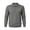 Dark Gray, variant on Men Long Sleeve Cable Knit Quarter Zip Sweater Point Collar Ribbed Cuff Hem Oversized Soft Warm Vintage Fall Winter Casual Pullover White XXL