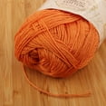 thumbnail image 3 of JubileeYarn Baby Soft Bamboo Cotton Yarn - 50g/Skein - Blood Orange - 4 Skeins, 3 of 7