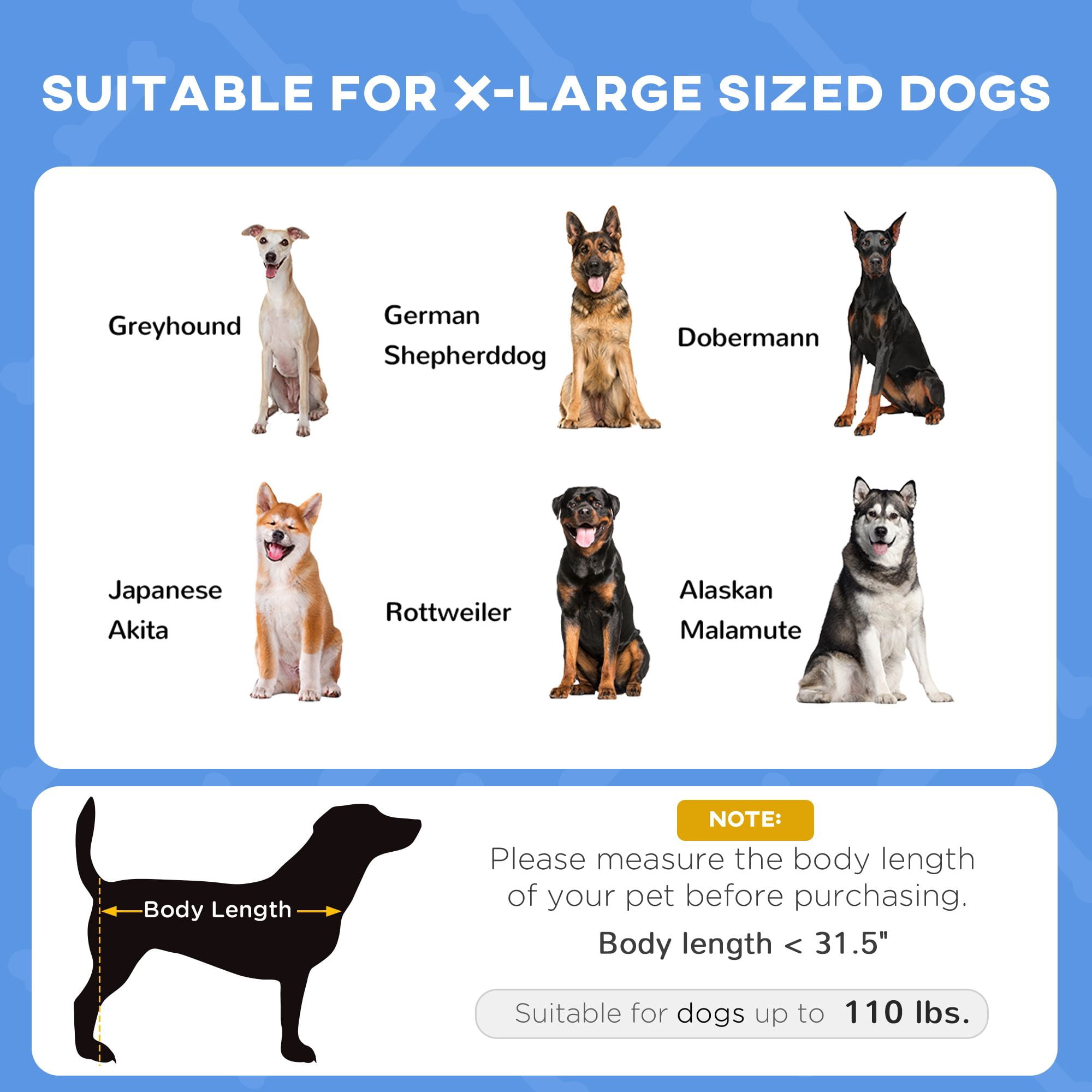 48" x 36" Elevated Dog Cot with Cooling Canopy Shade - Dark Blue Outdoor Pet Bed