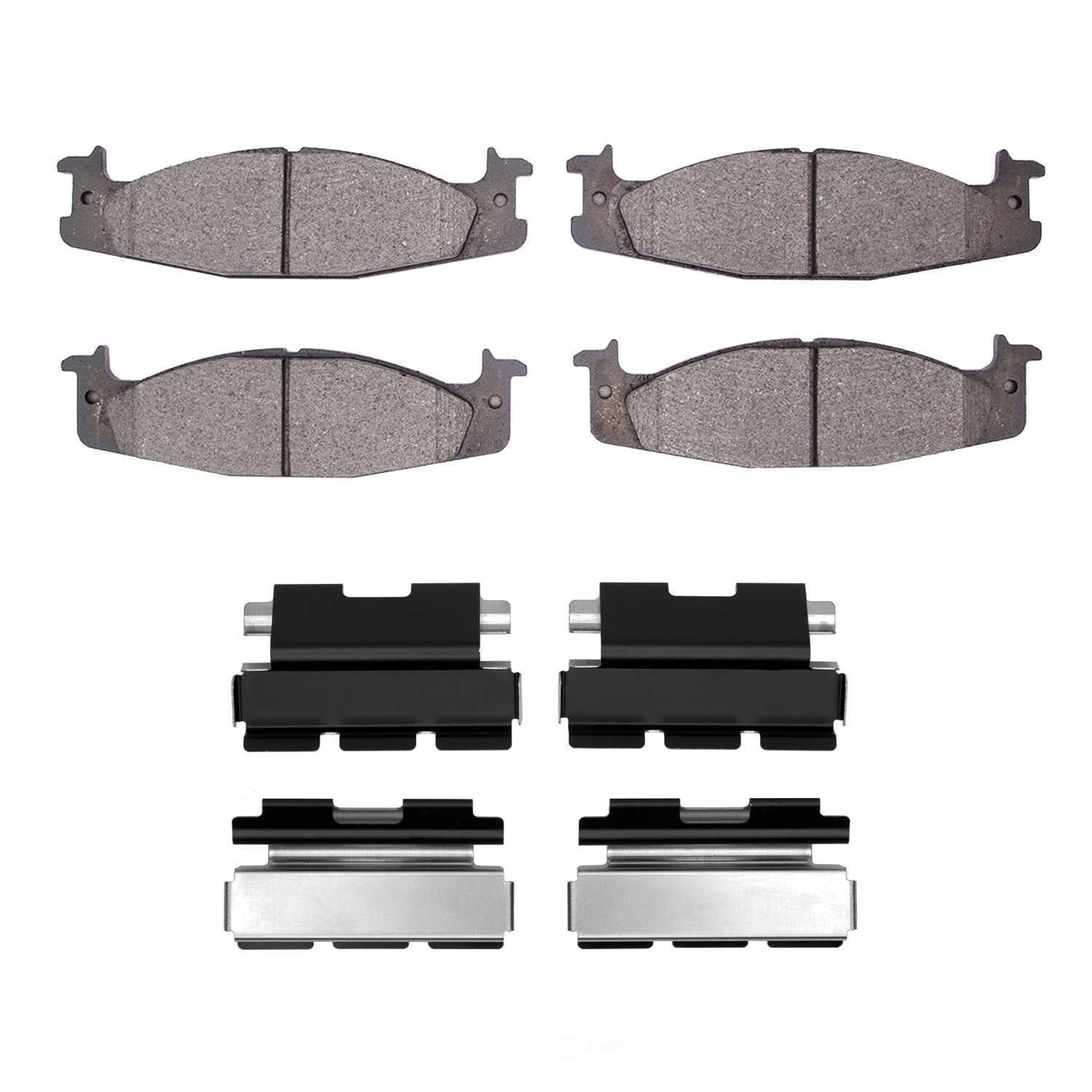 Dynamic Friction Company 1400-0632-01 DFC Ultimate Duty Performance Brake Pads and Hardware Kit