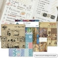 thumbnail image 2 of Trayknick 24 Pcs/Ensemble Papier de Scrapbooking DIY Design Vintage Fleur Imprimée Papier de Fond pour Cartes de Vœux, 2 of 13