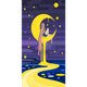 thumbnail image 2 of Cuadros Decorativos 5D Kit Rhinestone DIY Girl on Moon Full Round Drill Diamond Painting Craft Ndcxsfigh Nuevos Originales, 2 of 9