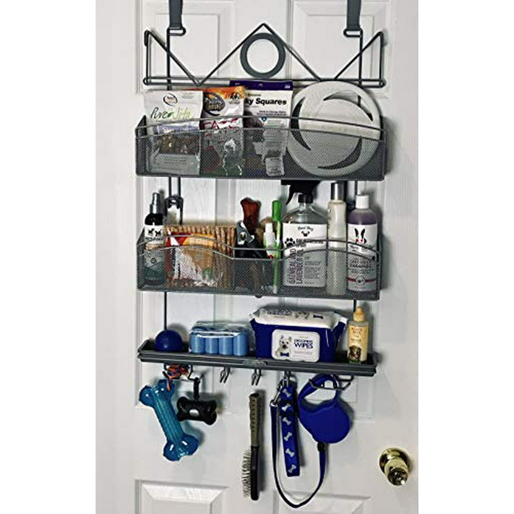 Longstem Pet Organizer Hanging Accessory Rack For Dog Toys Leash Collar