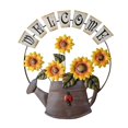 thumbnail image 2 of Ganfancp Decoración de Pared Tetera Welcome Colgante de Hierro Pintado Flor Del Sol Rebajas Flash Deals 1X Colgante, 2 of 2
