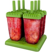 One Sight 6 Pack DIY Reusable Popsicle Molds,Popsicle Maker with Tray & Sticks,BPA Free