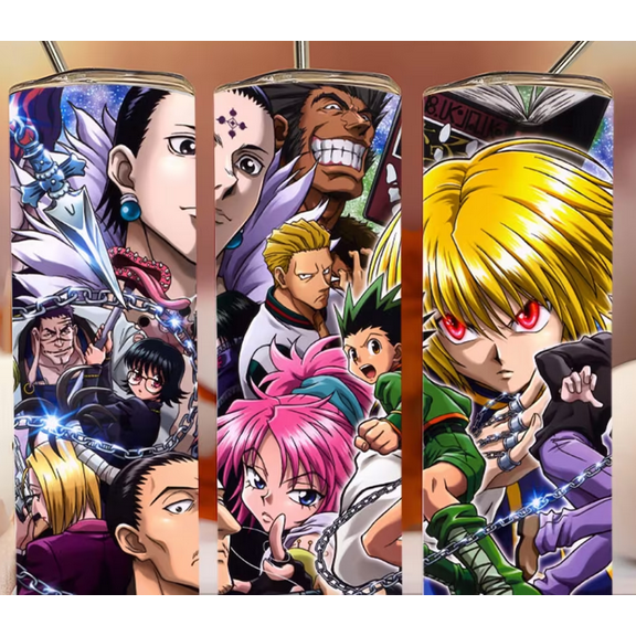 20oz Stainless Steel Tumbler with anime design