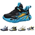 thumbnail image 2 of Otqutp Boys Running Sneakers Non-Slip Casual Sport Shoes Kids Lightweight Breathable Gym Athletic Shoes 4-14.5 Years, 2 of 4