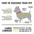 thumbnail image 4 of Sherpa® Travel Original Deluxe Airline Approved Pet Carrier, Brown, Large, 19"H, 4 of 9
