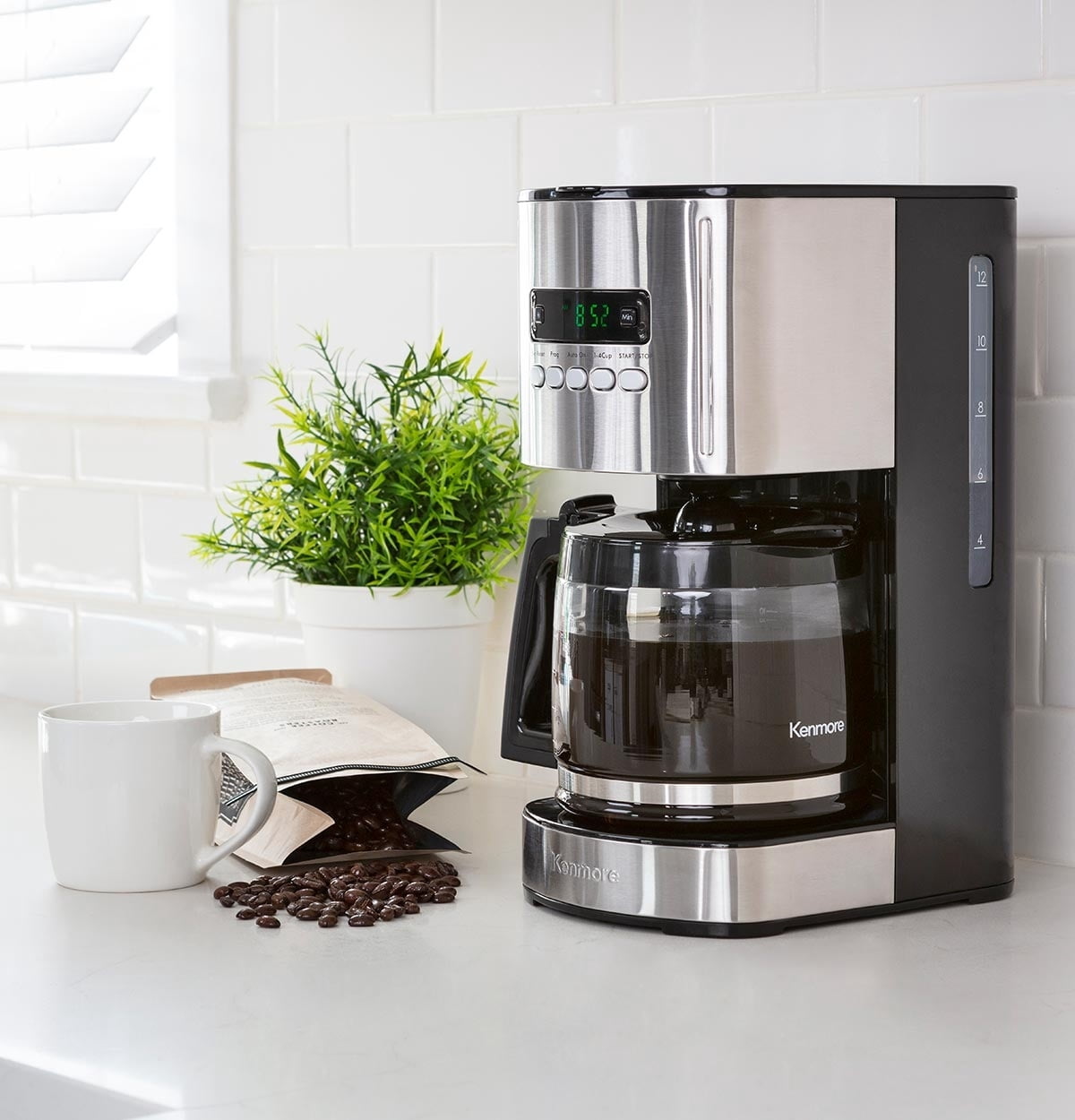 Costway 12-Cup Programmable Coffee 