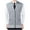 Gray, variant on WREESH Fashion Vest Zip-Up Sleeveless Cardigan Men's S Sleeveless Garment Comfortable Breathable V-Neck Blouses Tops Sweater Coffee