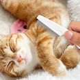 thumbnail image 5 of Multifunctional Pet Comb,2 Pack Pet Hair Comb Tear Stain Removal,Eye Comb for Dogs and Cats,2 in 1 Massage Dual-Sided Comb for Knots Crust Floating Hair Tangle Fleas (White), 5 of 8