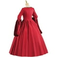 thumbnail image 6 of Women’s Anne Boleyn Tudor Queen Renaissance Elizabethan Style Ball Gown Dress Set, 6 of 6