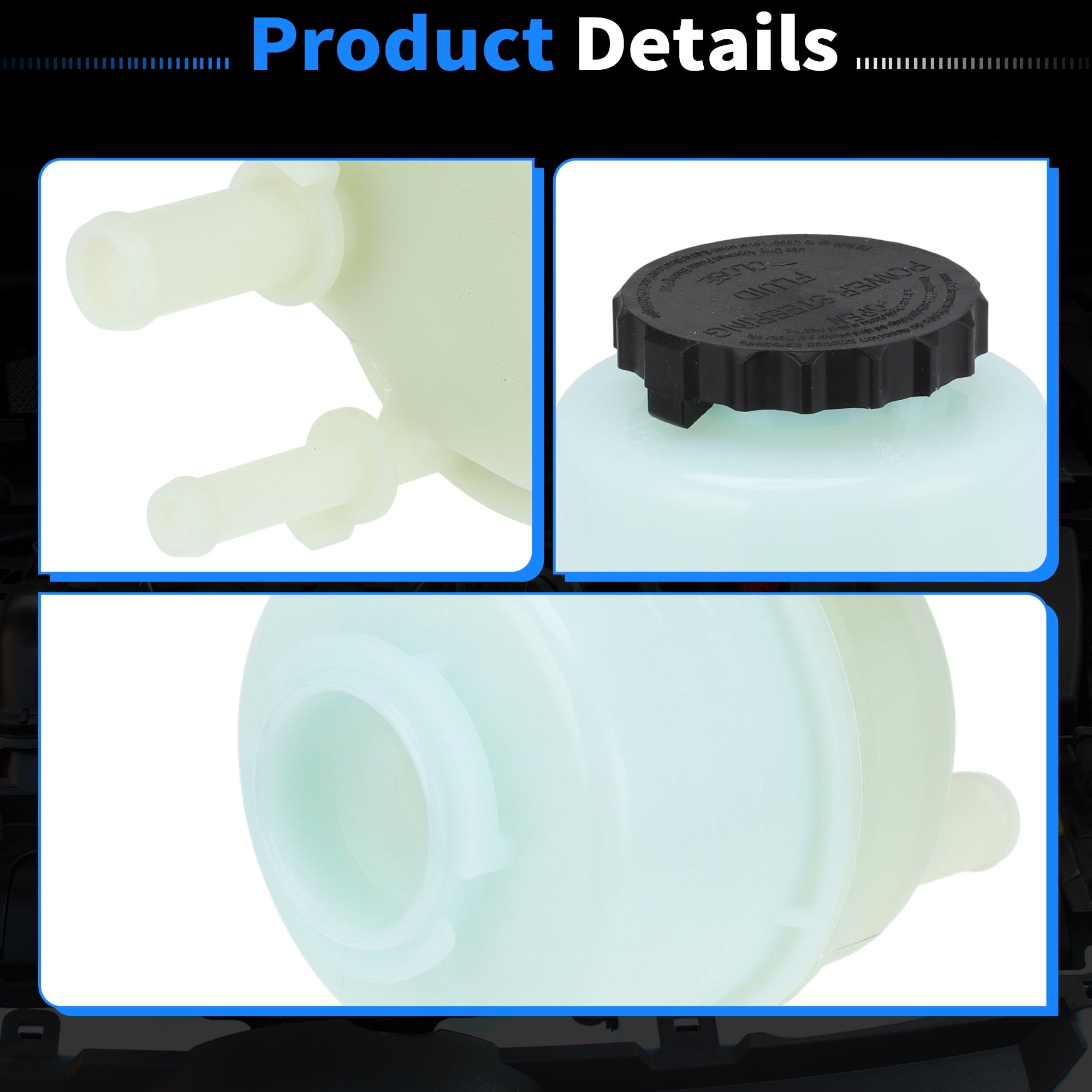 Unique Bargains Power Steering Reservoir for Lexus GS430 GS300 2001-2005 Leak-Proof Power Steering Fluid Reservoir for Lexus GS400 SC430 LS430 No.4436022170