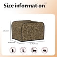 thumbnail image 5 of Lsque Leopard Print Print 4 Slice Toaster Cover , Kitchen Appliance Dustproof Protector , Toaster Protector Dustproof Kitchen Appliance Cover, 5 of 7