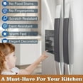 thumbnail image 2 of Refrigerator Handle Covers, 5 PCS, Adjustable Appliance Handle Covers, Keep Your Kitchen Clean, Microwave Oven Stove Dishwasher Handle Protector, Non Slip Fridge Handle Cover (Charcoal Black), 2 of 5