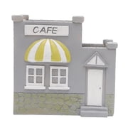 DOLITY Garden Mediterranean House Sculpture Plant Pot Yard Planter Pot Flower Pot Home Cafe