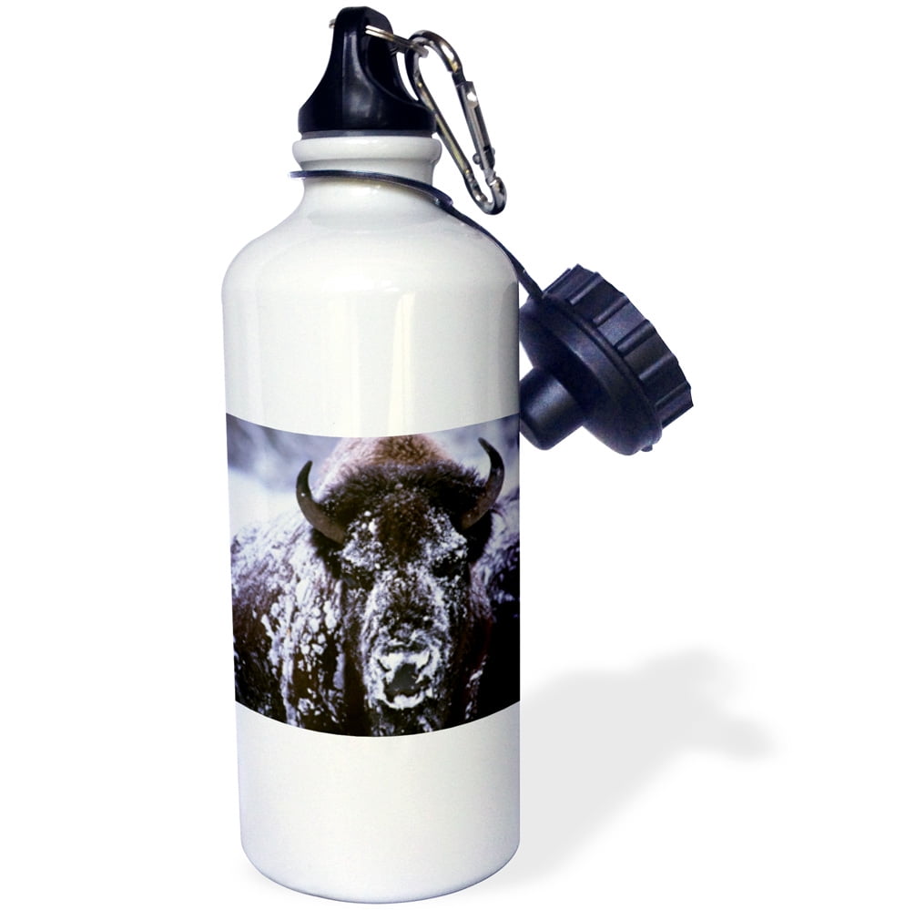 3dRose Yellowstone NP, Bison in Winter US51 CSL0007 Charles Sleicher, Sports Water Bottle, 21oz by Supplier Generic