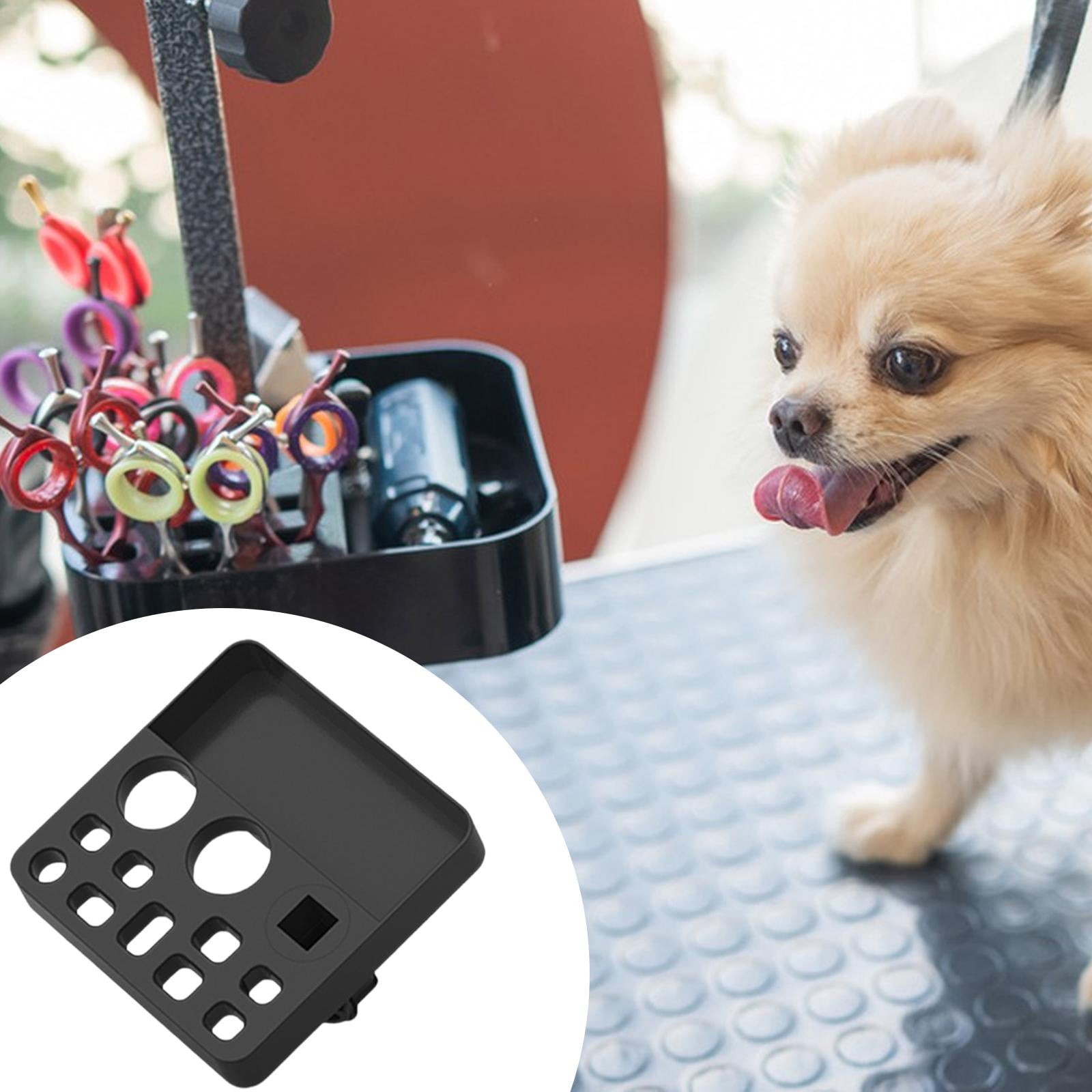 Pet Grooming Tools Organizer Grooming Storage Box Pet Beauty Accessories Holder Space Saving PP for Home and Shop Use