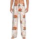thumbnail image 1 of Fotbe Cute Sleepy Fox Pantalones de Pijama para Hombre, Pantalones de Dormir, Pantalones de Casa con Cintura Ajustable y Bolsillos-3X-Large, 1 of 6