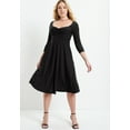 thumbnail image 5 of June + Vie Women's Plus Size Sweetheart Swing Dress, 5 of 5