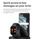 thumbnail image 4 of Pulsera deportiva inteligente KINGWEAR KW22 con pantalla táctil TFT de 1,4 pulgadas y Bluetooth 5,0, 4 of 8