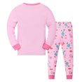thumbnail image 5 of ATAIKU 2-9Y Big Girls Dinosaur Pajamas Kids 2-Piece Pjs Cotton Long Sleeve Sleepwear Sets 9 Years, 5 of 7