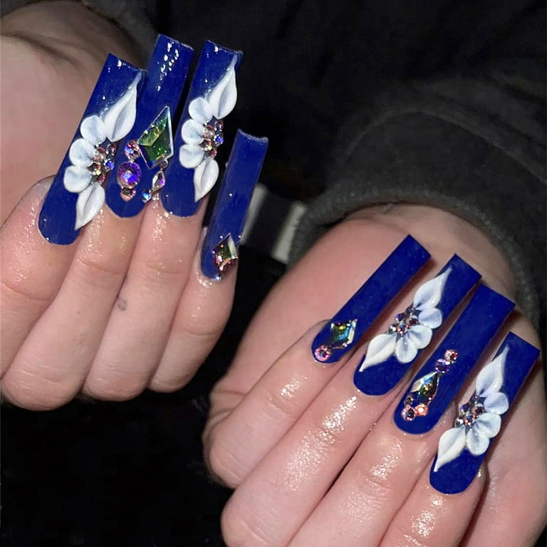 Royal blue nails online