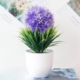 thumbnail image 5 of SPRING PARK Artificial Flower,Imitation Snapdragon Flower Bonsai Delicate Exquisite Synthetic Artificial Balcony Flower Pot for Wedding, 5 of 7
