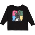 thumbnail image 3 of Inktastic Blue French Bull Dog Boys or Girls Long Sleeve Toddler T-Shirt, 3 of 5