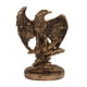 thumbnail image 5 of Figura de águila coleccionable, artesanía, obra de arte, decoración del hogar para mesa de fiesta. bronce, 5 of 9