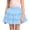 Blue, variant on Girls' Ruffle Tulle Mini Skirt High Waist Elastic Waist A Line Princess Tutu Skirt