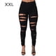 thumbnail image 1 of Qarigey Jeans Cintura alta Pantalones de mezclilla ajustados Mujer Pantalones largos ajustados Prendas para la parte inferior del cuerpo Negro XXL, 1 of 5