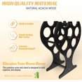 thumbnail image 3 of Bamboo Countertop Wine Rack - Wine Holder Countertop - Wine Rack countertop - Counter Wine Rack - Table top Wine Rack - Counter top Wine Bottle Rack, 3 of 5