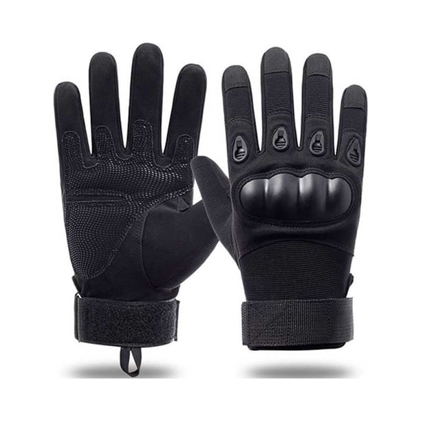 Guantes Naiovety para practicar mitones ajustables portátiles de protección para ciclismo Caza al aire libre pesca Negro L