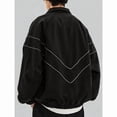 thumbnail image 2 of Men's Simple Daily Long Sleeve Jacket Fabric Coats, 2 of 6