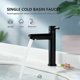 thumbnail image 4 of Grifo de lavabo, solo agua fría, grifo de baño gris hecho de cobre duradero, grifo de lavado a mano para limpiar o reemplazar, 4 of 5