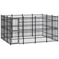 thumbnail image 4 of vidaXL Outdoor Dog Kennel Large Dog Crate Dog Cage Exercise Playpen Steel, 4 of 73