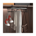 thumbnail image 2 of Stainless Steel Kitchen Utensil Racks Storage Rack Under Cabinet Kitchen Utensil Racks with 10 Hooks, 2 of 7