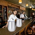 thumbnail image 4 of Coofit 2PCS Wine Cups Stainless Steel Insulated Drinking Cups Beer Cups with Lid, 4 of 10