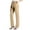 Beige panst, variant on Womens Casual Pants Solid Color Elastic Waist Straight Leg Trousers For Pants Durable Trousers Wine Xl