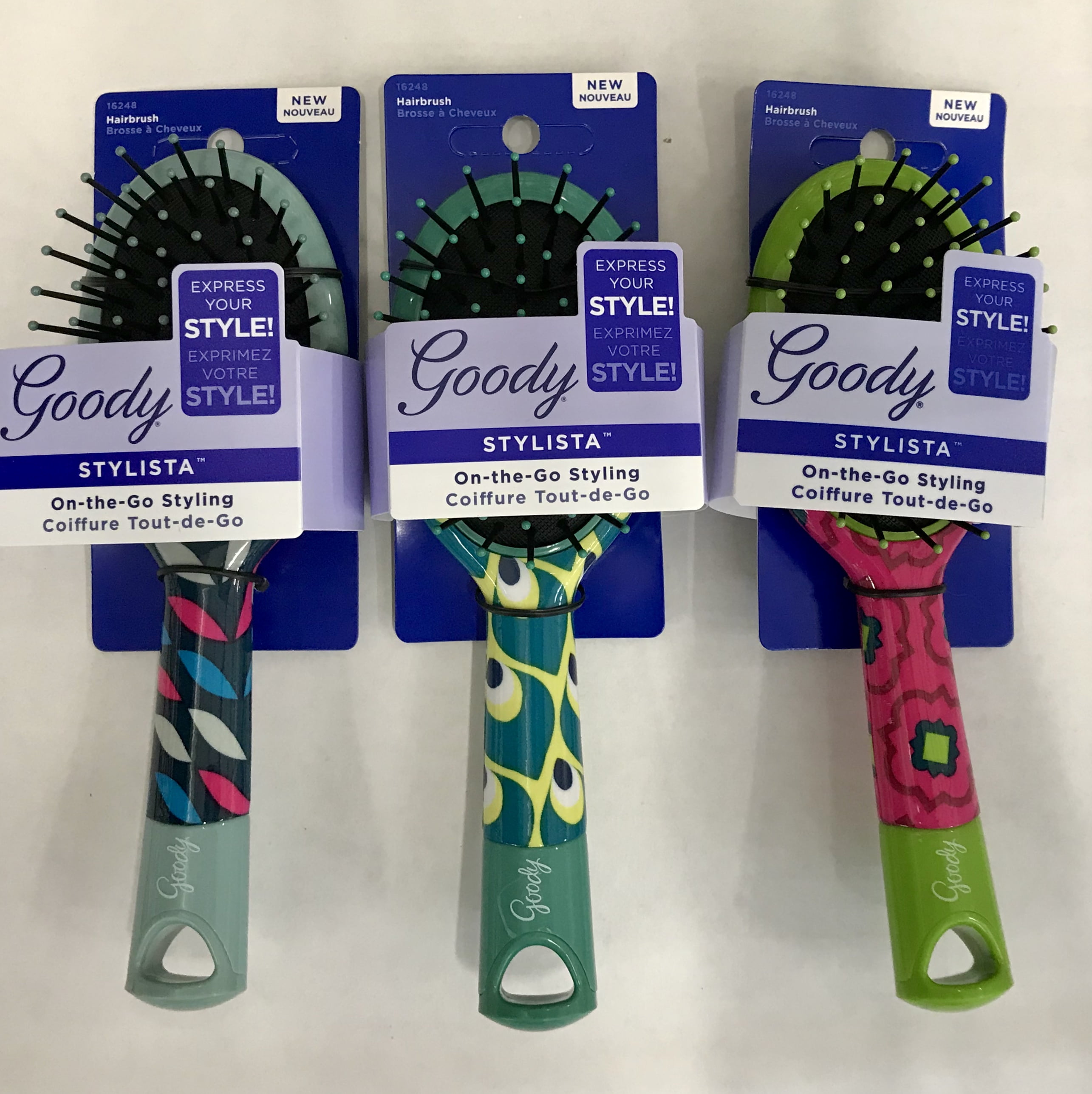 Goody Fashion Printed Oval Purse Brush