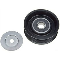 Air Conditioning Accessory Belt Idler Pulley - Compatible with 2013 - 2023 Peterbilt 579 2014 2015 2016 2017 2018 2019 2020 2021 2022