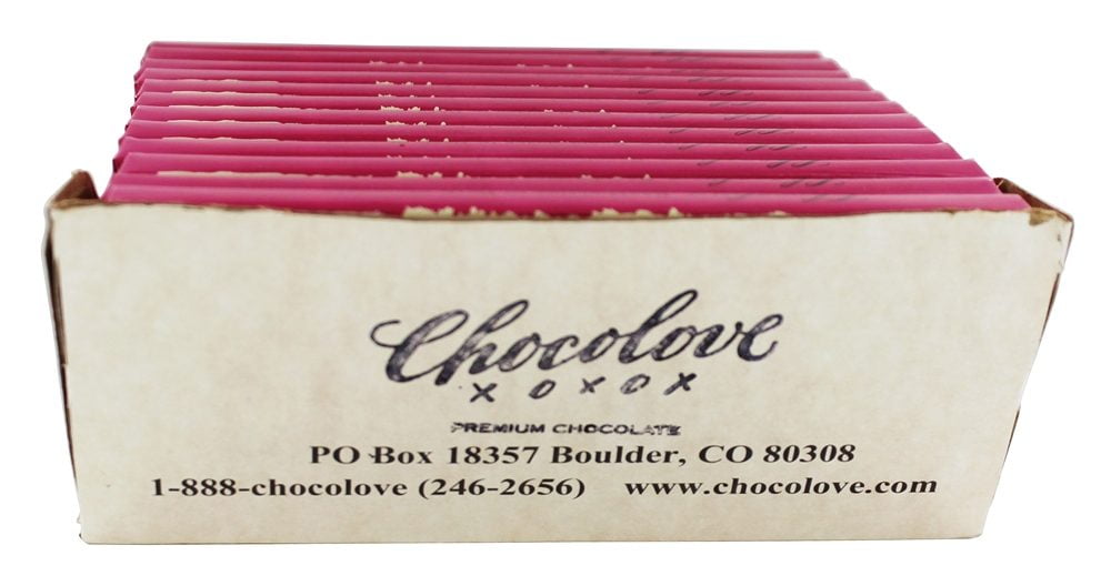 Chocolove - Dark Chocolate Bars Box Raspberries - 12 Bars