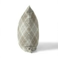 thumbnail image 4 of Chinny Tartan Taupe Throw Pillow, 4 of 4
